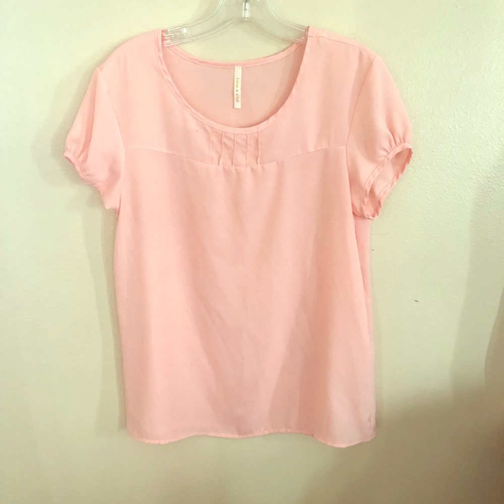 Light pink blouse